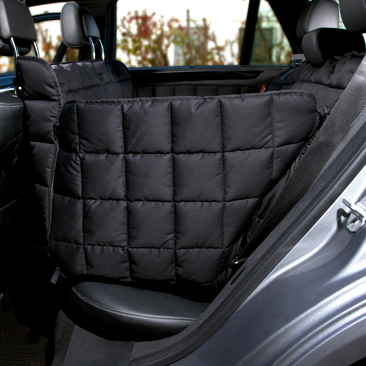 Autoschondecke für die Rückbank (Schutz über 3-Sitzflächen) schwarz
