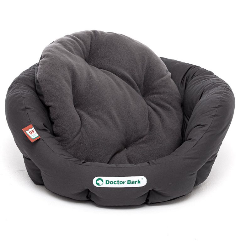 Eifa Viskoelastisches Hundebett Grau – 120x70x13 Cm, Orthopädisch, Mit Abnehmbarem Bezug
